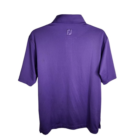 Footjoy Golf Polo Shirt Men's‎ Small Purple Embroidered Logo - Picture 5 of 9